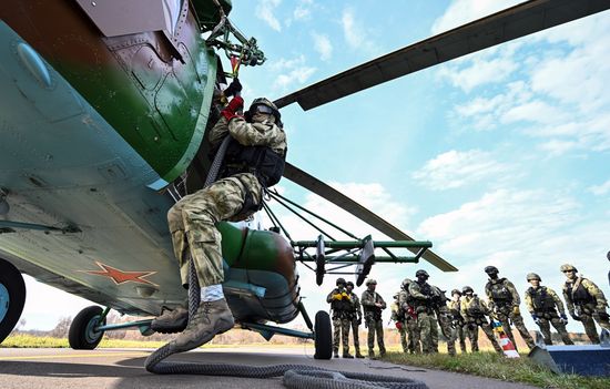 Russia National Guard Special Forces Training
