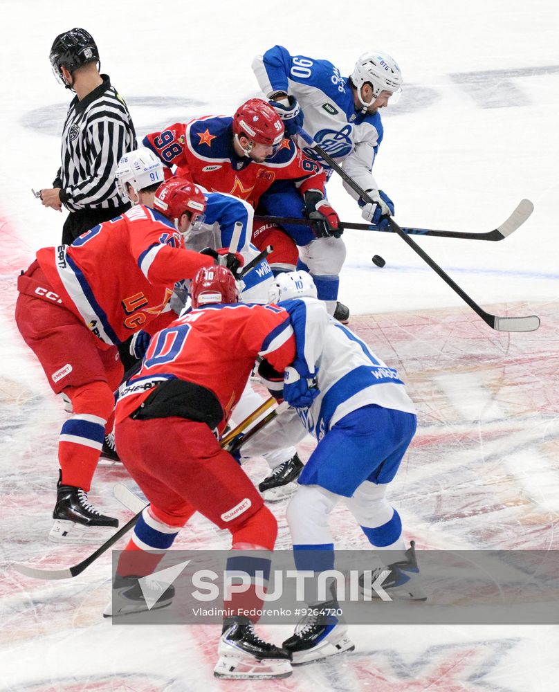 Russia Ice Hockey Kontinental League CSKA - Dynamo