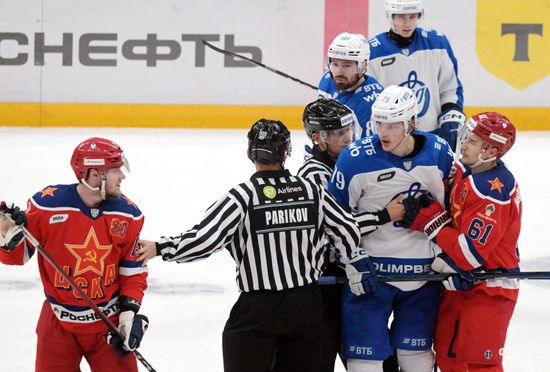 Russia Ice Hockey Kontinental League CSKA - Dynamo