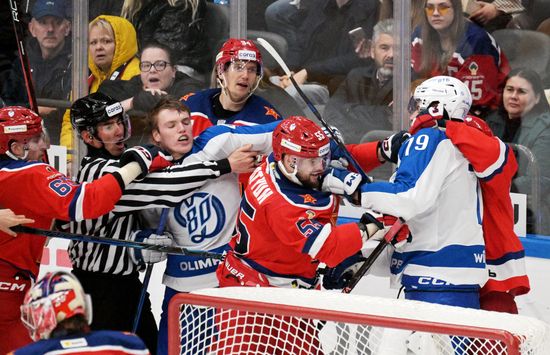 Russia Ice Hockey Kontinental League CSKA - Dynamo