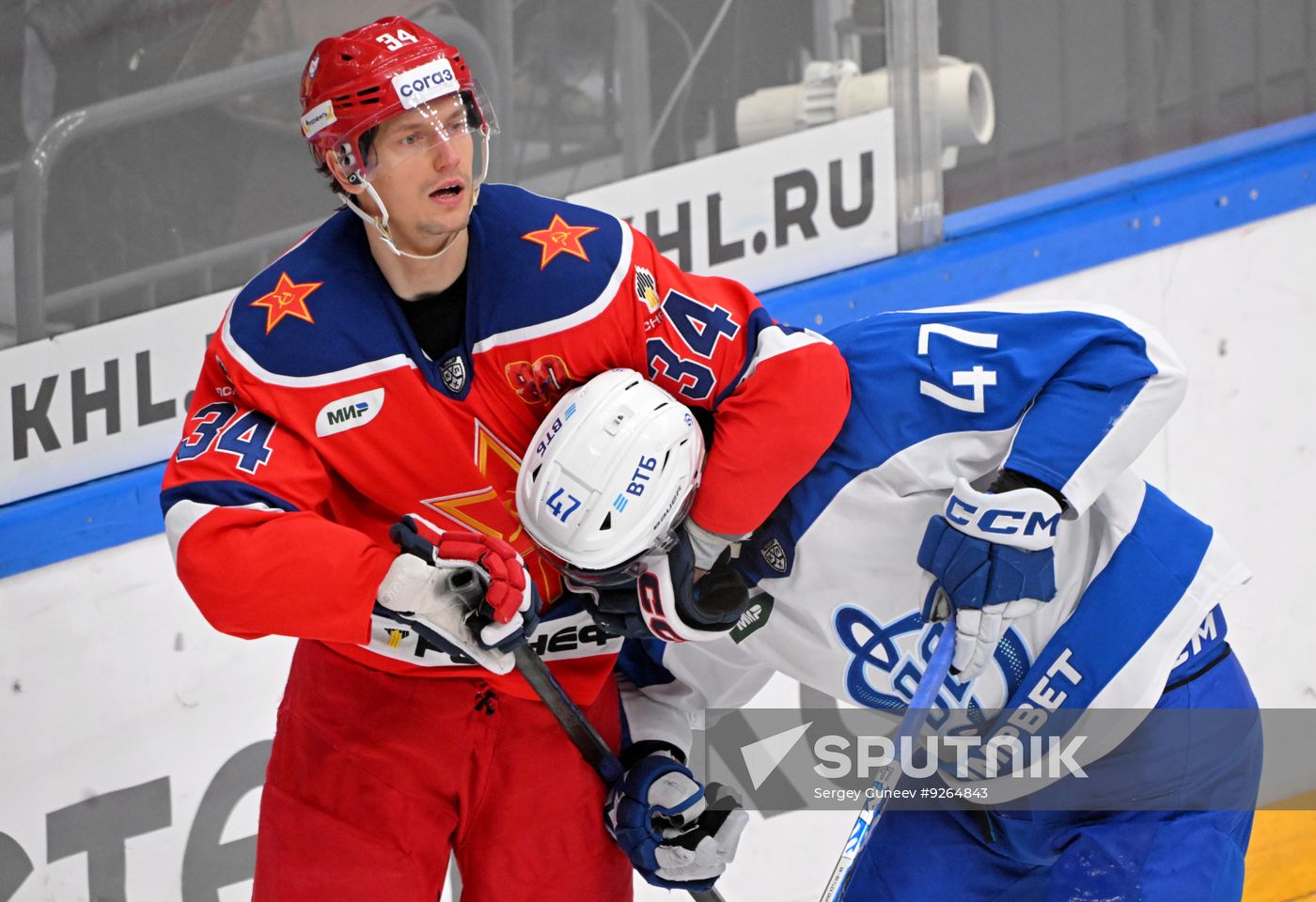 Russia Ice Hockey Kontinental League CSKA - Dynamo