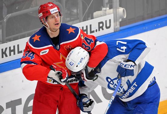 Russia Ice Hockey Kontinental League CSKA - Dynamo