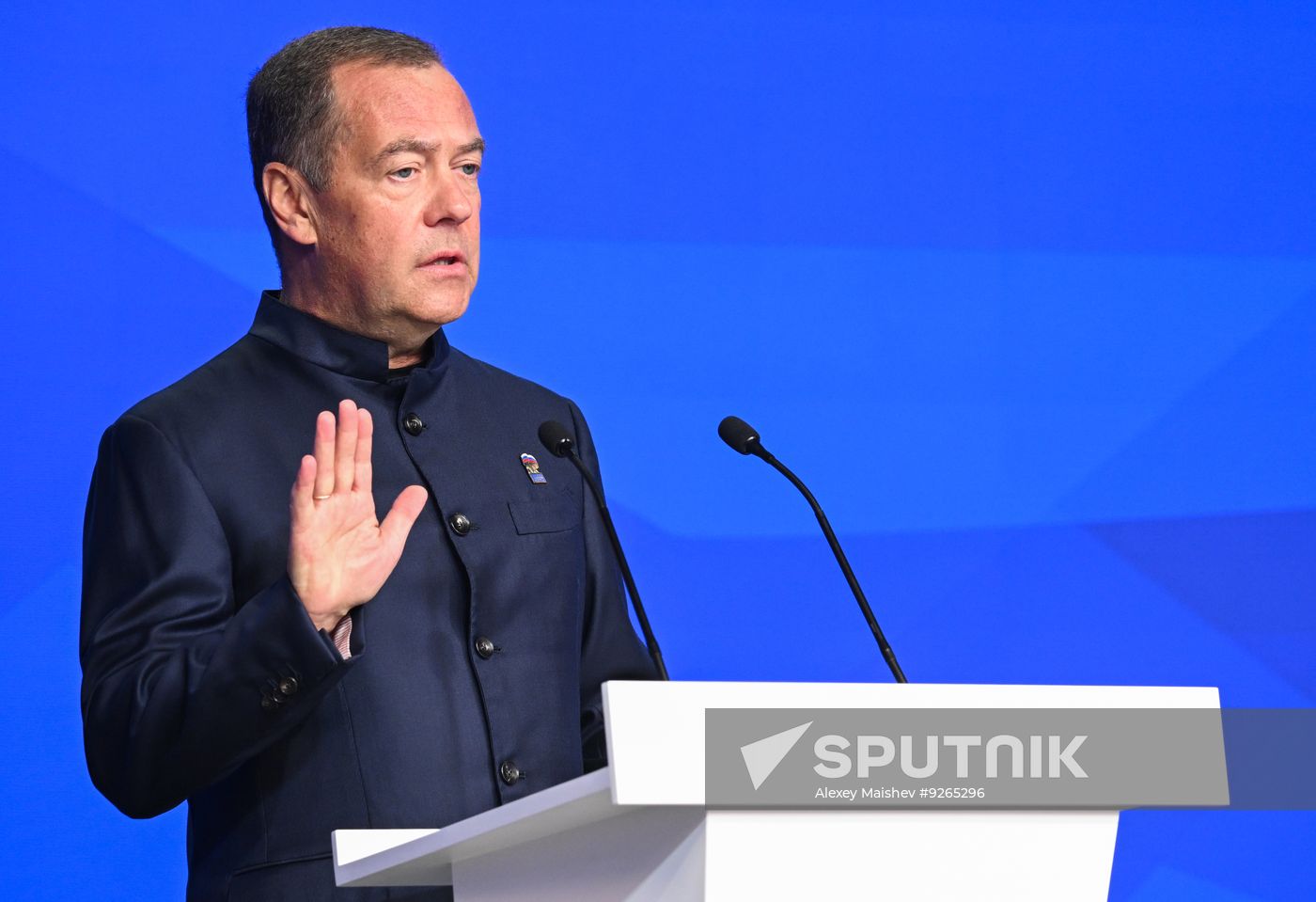 Russia Medvedev UR Party Primary Organisations Council