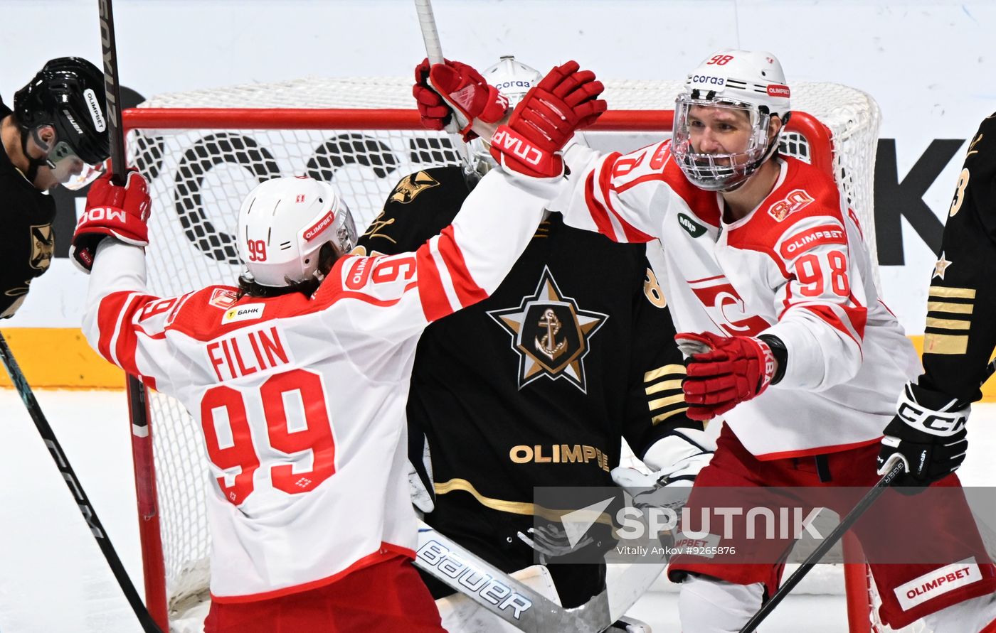 Russia Ice Hockey Kontnental League Admiral - Spartak