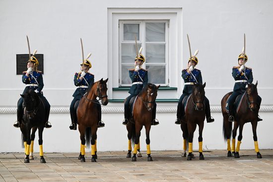 Russia Presidential Regiment Guard Changing Ceremony