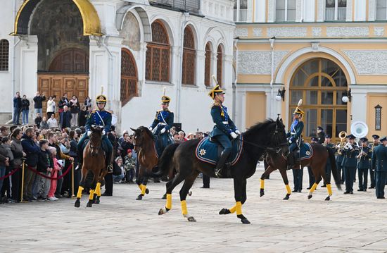 Russia Presidential Regiment Guard Changing Ceremony
