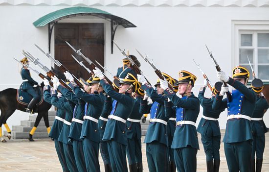 Russia Presidential Regiment Guard Changing Ceremony