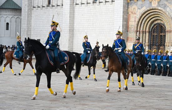 Russia Presidential Regiment Guard Changing Ceremony