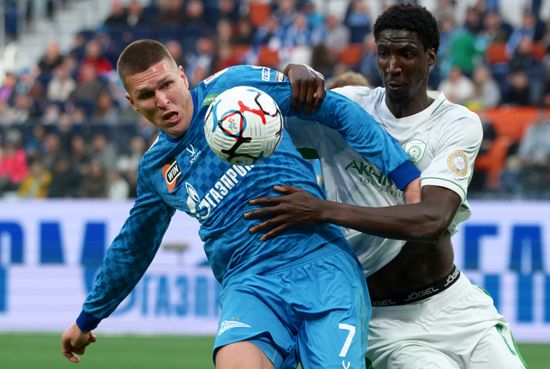 Russia Soccer Premier League Zenit - Akhmat