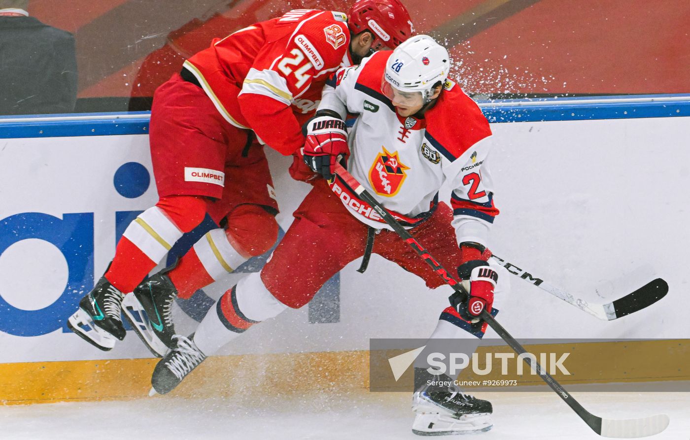 Russia Ice Hockey Kontnental League Spartak - CSKA