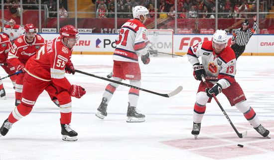 Russia Ice Hockey Kontnental League Spartak - CSKA