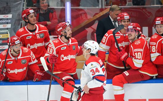 Russia Ice Hockey Kontnental League Spartak - CSKA