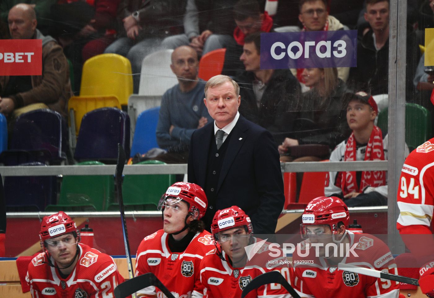 Russia Ice Hockey Kontnental League Spartak - CSKA