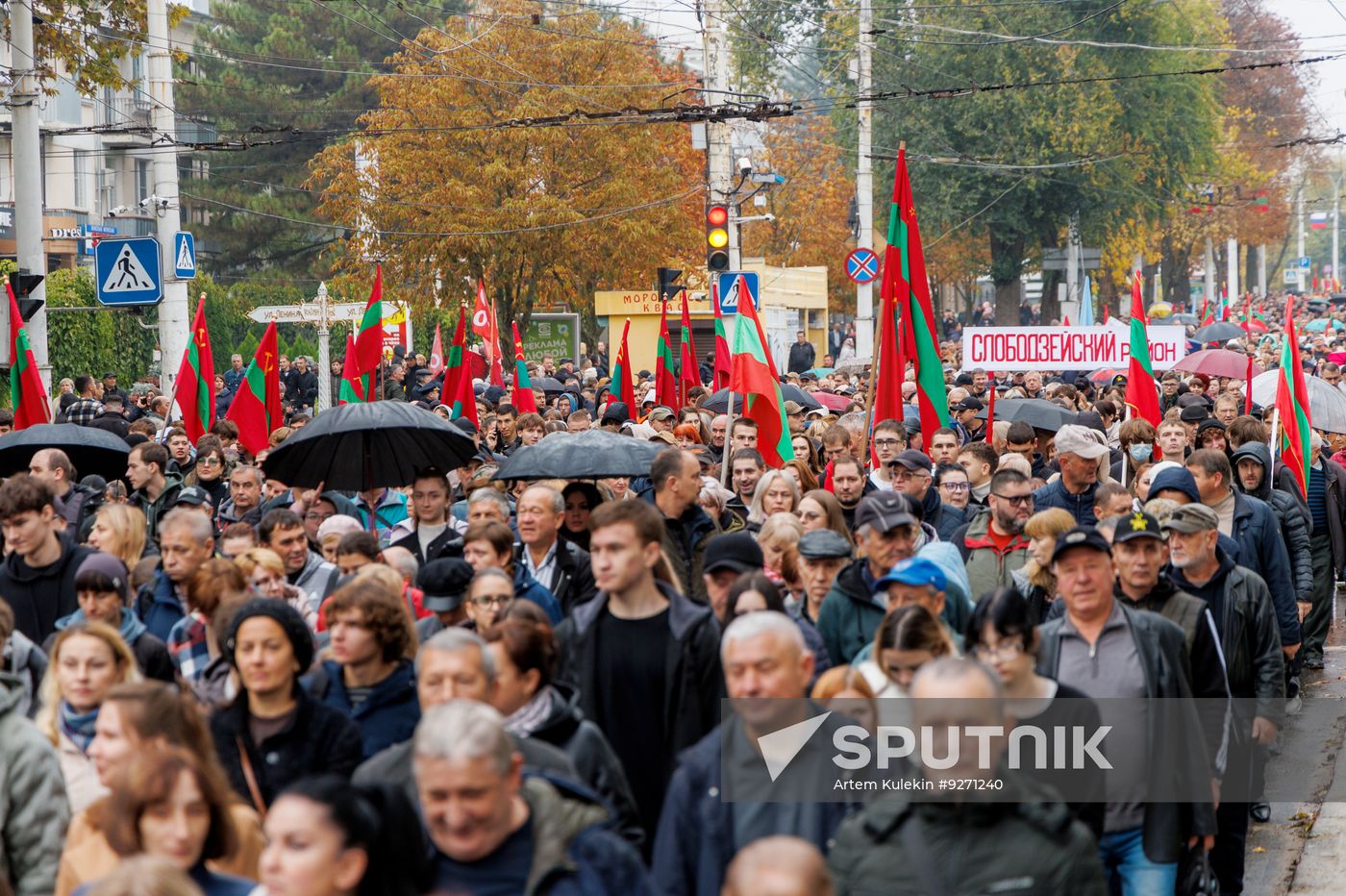 Moldova Transnistria Taxes Protest