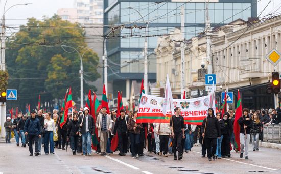 Moldova Transnistria Taxes Protest