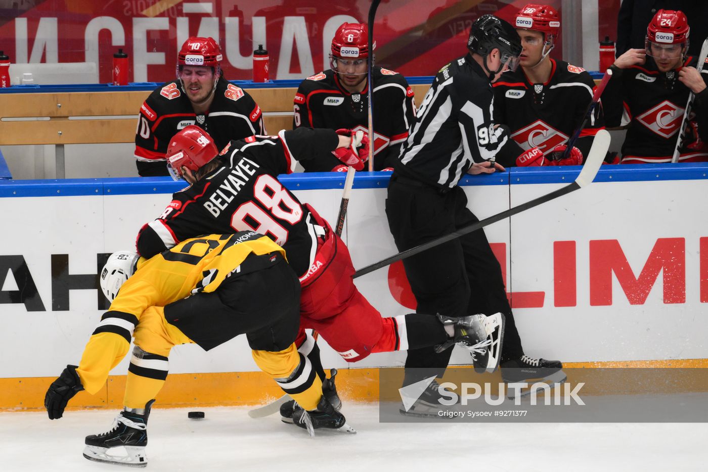 Russia Ice Hockey Kontinental League Spartak - Severstal