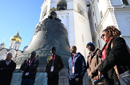 Walking tour for Russia-Africa Media Forum participants