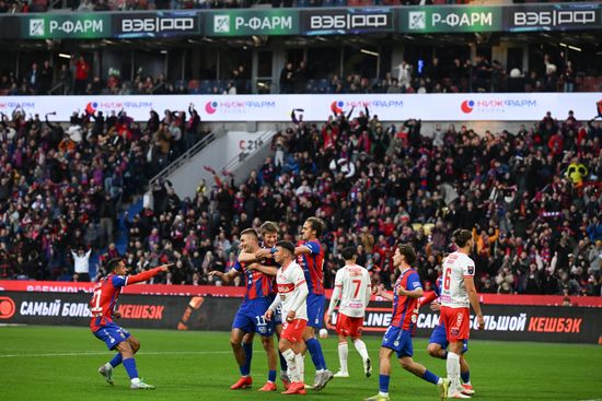 Russia Soccer Premier-League CSKA - Spartak