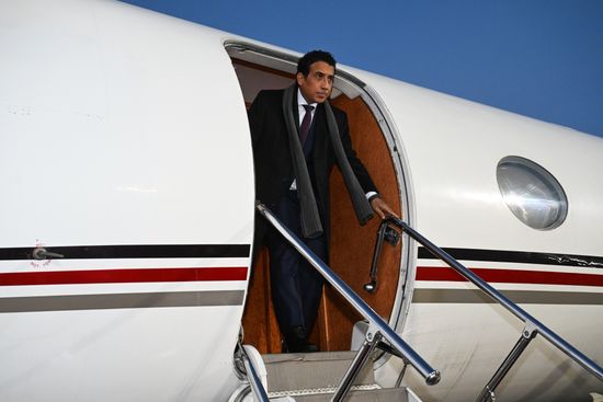 Chairman of the Presidential Council of Libya Mohamed al-Menfi arrives in Moscow