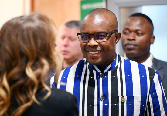 Prime Minister of Burkina Faso Rimtalba Jean Emmanuel Ouedraogo arrives in Moscow