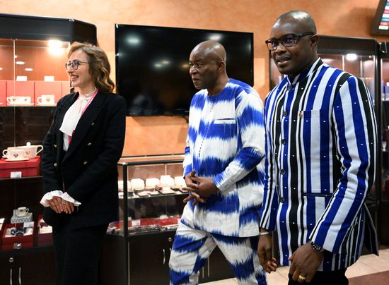 Prime Minister of Burkina Faso Rimtalba Jean Emmanuel Ouedraogo arrives in Moscow