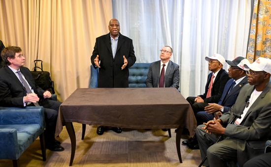 Minister of Foreign Affairs, African Integration, and Guineans Abroad of the Republic of Guinea Morissanda Kouyate arrives in Moscow