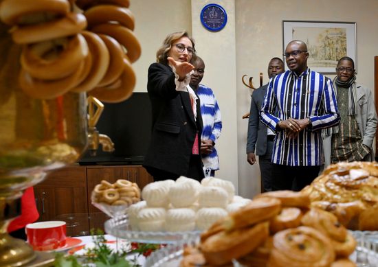 Prime Minister of Burkina Faso Rimtalba Jean Emmanuel Ouedraogo arrives in Moscow