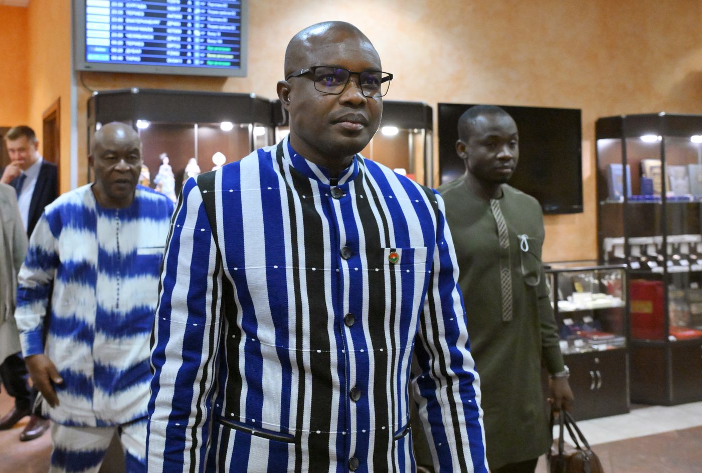 Prime Minister of Burkina Faso Rimtalba Jean Emmanuel Ouedraogo arrives in Moscow