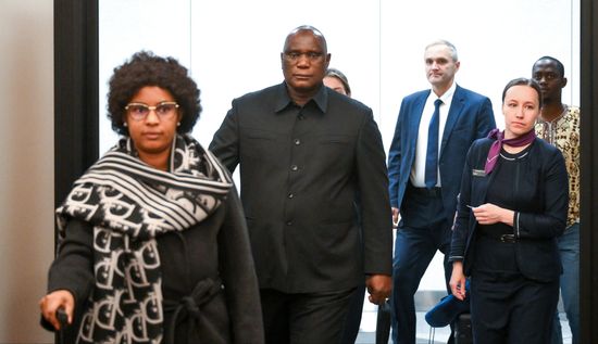 Minister of Foreign Affairs, International Cooperation and Gambians Abroad of The Gambia Serign Modou Njie arrives in Moscow