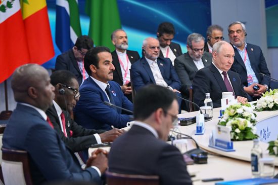 President of Russia Vladimir Putin at the plenary session of the 8th Summit of the Gas Exporting Countries Forum in Moscow. Location: Russia, Moscow. Author: Maksim Bogodvid/Sputnik. GECF Summit. Plenary session