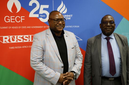 Zambian Minister of Foreign Affairs and International Cooperation Mulambo Haimbe arrives in Moscow