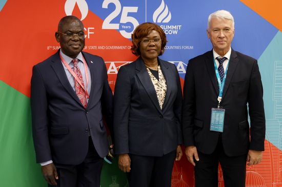 Foreign Minister of Cote d'Ivoire Niale Kaba arrives in Moscow