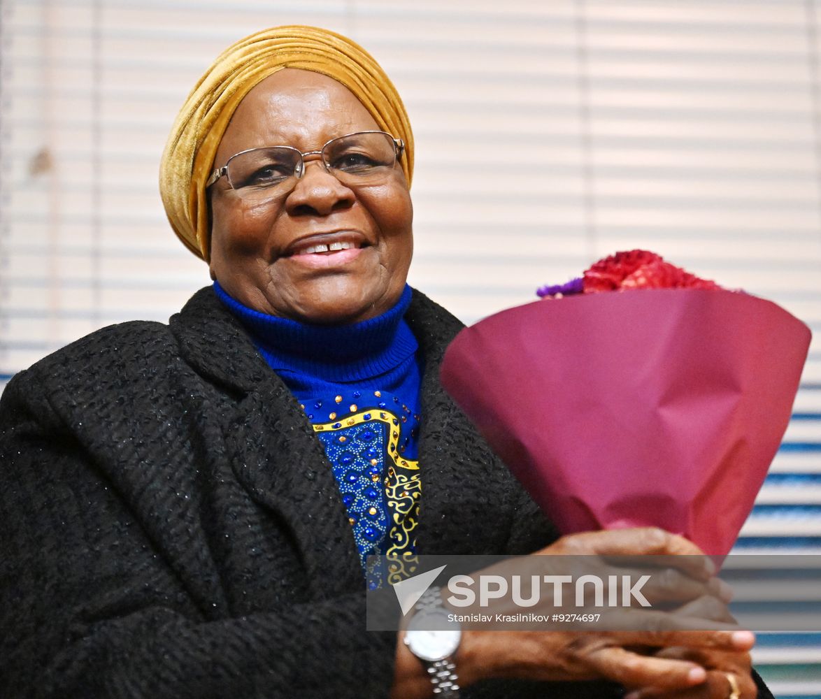 President of Namibia Netumbo Nandi-Ndaitwah arrives in Moscow