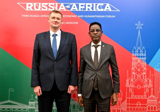 Minister of Internal Security of Somalia Abdullahi Sheikh Ismail (Fartaag) arrives in Moscow