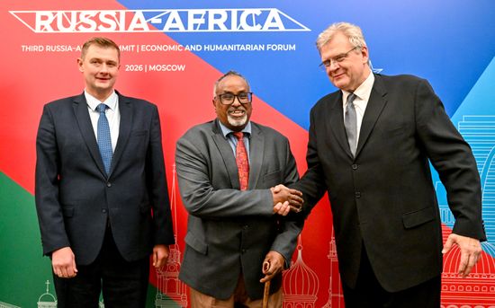 Deputy Executive Secretary of Intergovernmental Authority on Development Mohamed Abdi Ware arrives in Moscow