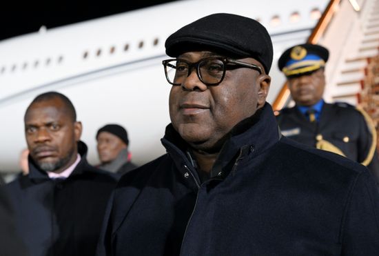 President of the Democratic Republic of the Congo Felix Antoine Tshisekedi Tshilombo arrives in Moscow for the 3rd Russia-Africa Summit and Forum. Location: Russia, Moscow. Author: Ekaterina Chesnokova/Sputnik. President of the Democratic Republic of the Congo Felix Antoine Tshisekedi Tshilombo arrives in Moscow