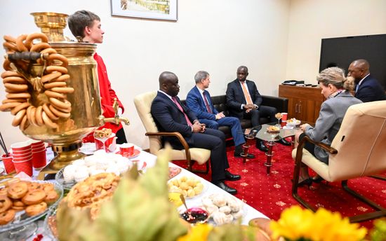 Vice President of the Government of Gabon Hermann Immongault arrives in Moscow
