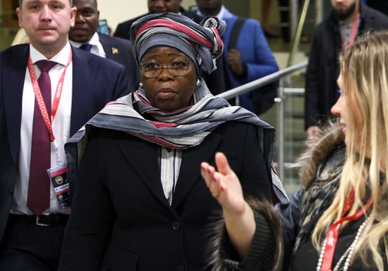 Vice President of Benin Mariam Chabi Talata arrives in Moscow
