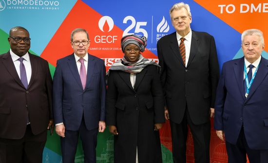 Vice President of Benin Mariam Chabi Talata arrives in Moscow for the 3rd Russia-Africa Summit and Forum. Second right: Deputy Director of the Department of State Protocol of the Russian Foreign Ministry Andrei Milyayev. Location: Russia, Moscow. Author: Artem Pryakhin/Sputnik. Vice President of Benin Mariam Chabi Talata arrives in Moscow