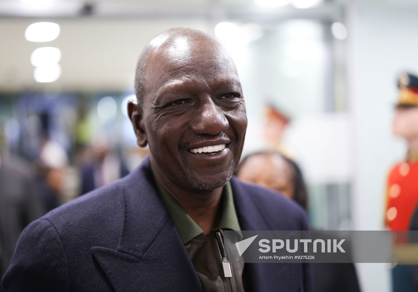 President of Kenya William Samoei Ruto arrives in Moscow