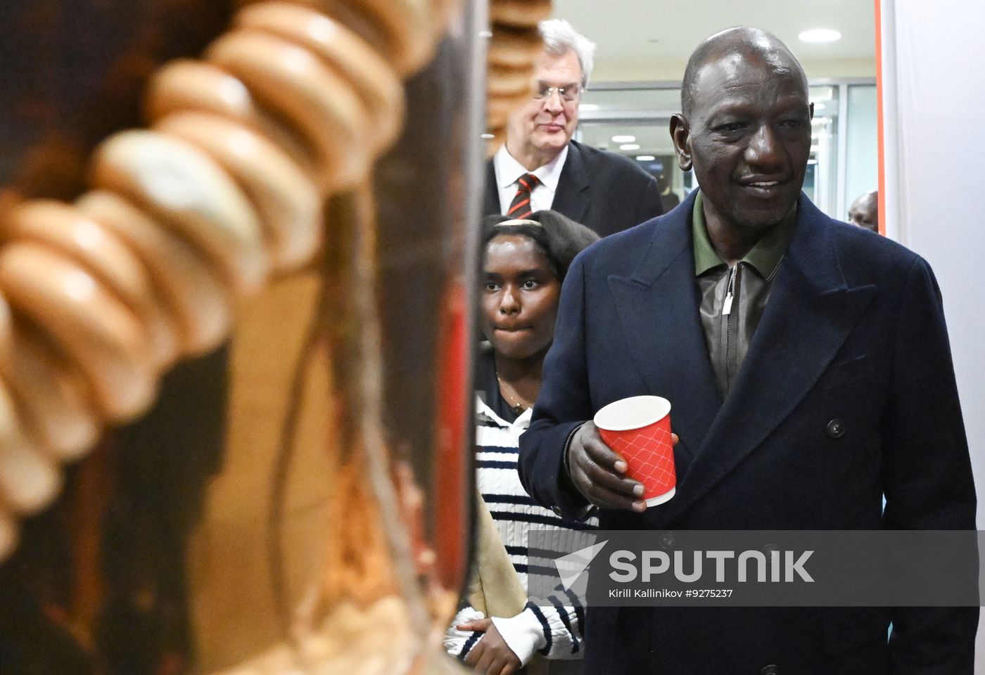 President of Kenya William Samoei Ruto arrives in Moscow