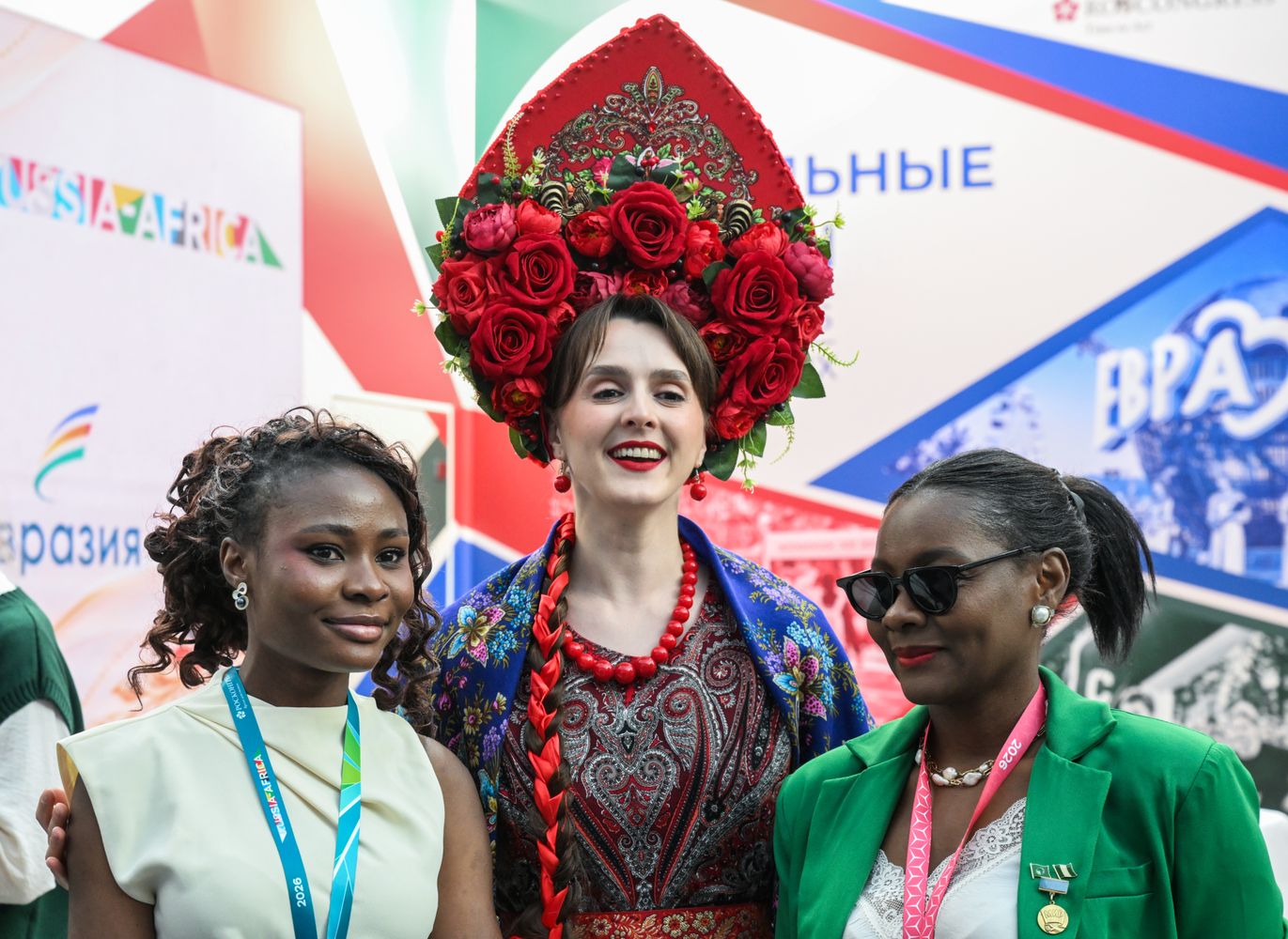 President Vladimir Putin visits exhibition of advanced Russian solutions at the Russia-Africa Forum