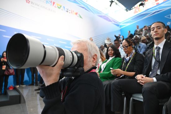 The plenary session of the Russia-Africa Media Forum as part of the 3rd Russia-Africa Summit in Moscow. Location: Russia, Moscow. Author: Alexey Maishev/Sputnik. Russia-Africa Media Forum Plenary Session