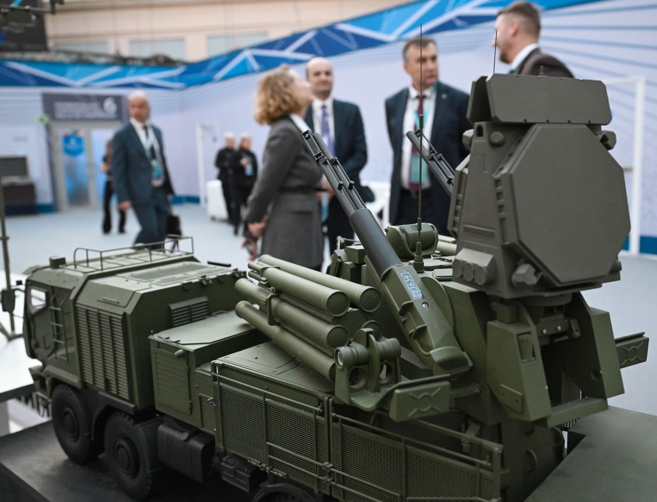 President Vladimir Putin visits exhibition of advanced Russian solutions at the Russia-Africa Forum