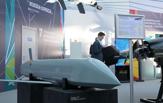 President Vladimir Putin visits exhibition of advanced Russian solutions at the Russia-Africa Forum