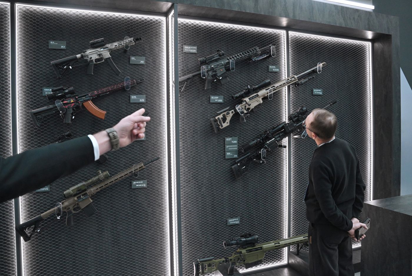 President Vladimir Putin visits exhibition of advanced Russian solutions at the Russia-Africa Forum