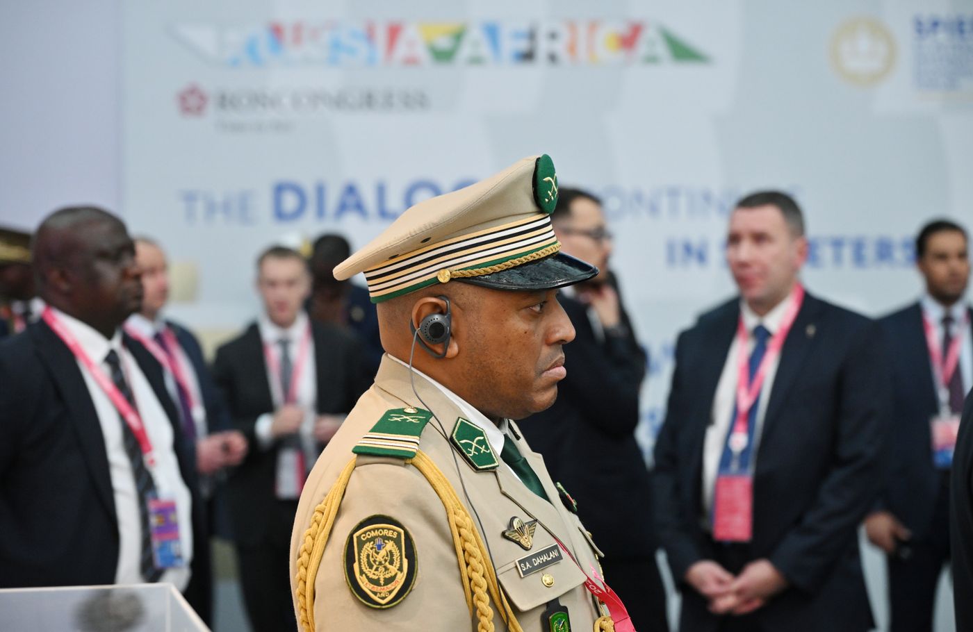 President Vladimir Putin visits exhibition of advanced Russian solutions at the Russia-Africa Forum