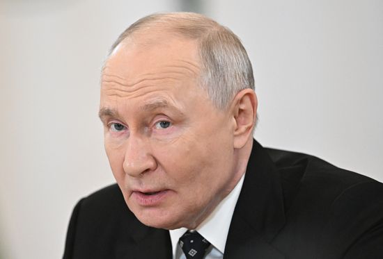 Russian President Vladimir Putin during a meeting with the heads of African regional organizations, held on the sidelines of the 3rd Russia–Africa Summit and Forum. Location: Russia, Moscow. Author: Sergey Bobylev/Sputnik. Russian President Vladimir Putin meets with heads of African regional organizations