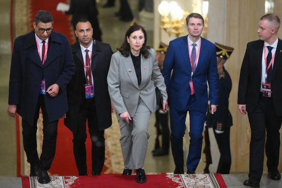 President Vladimir Putin officially greets heads of delegation at Russia-Africa Summit