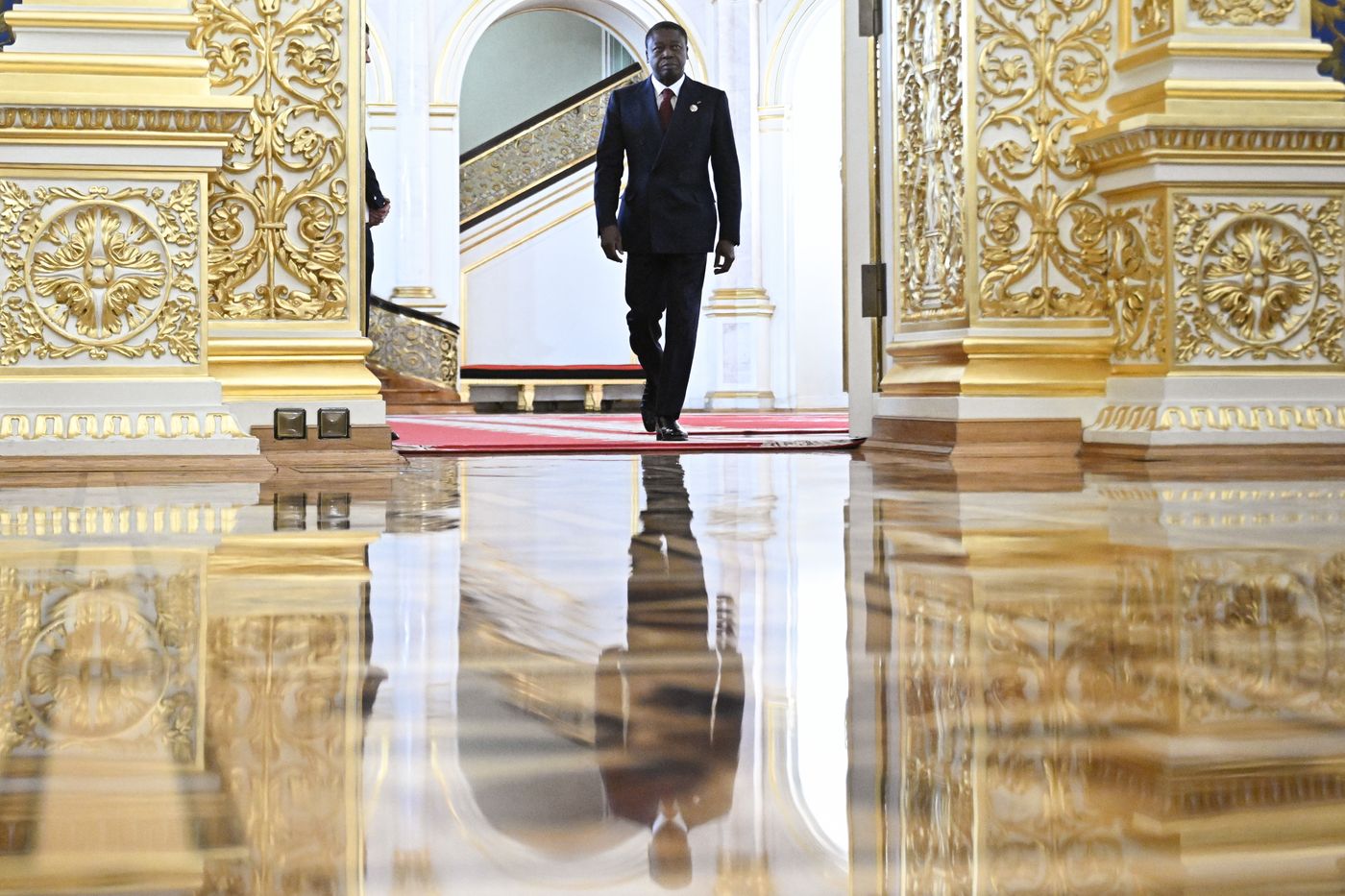President Vladimir Putin officially greets heads of delegation at Russia-Africa Summit